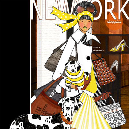new york fashion illustration
